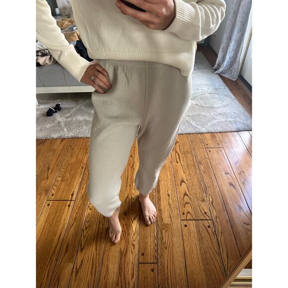 Perfectwhitetee Jones Joggers Chalk Color NWT XS - Picture 8 of 9